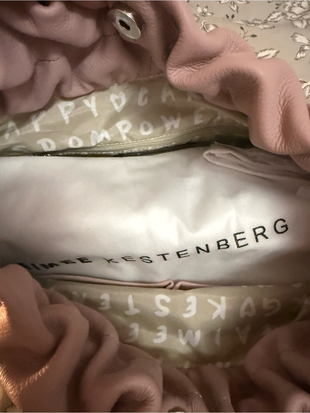 Aimee kestenberg tribecca chain tote tea rose pink NWT - Picture 3 of 4